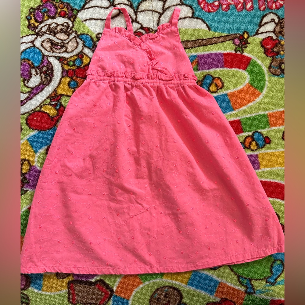 Coral/pink toddler girls 🧒 summer dress. 👗